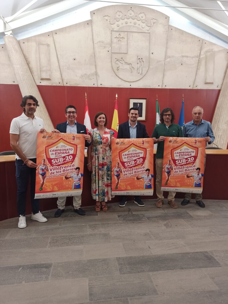 La Junta de Extremadura respalda el Campeonato de España de Atletismo Sub-20 que congregará a 700 atletas de todo el país