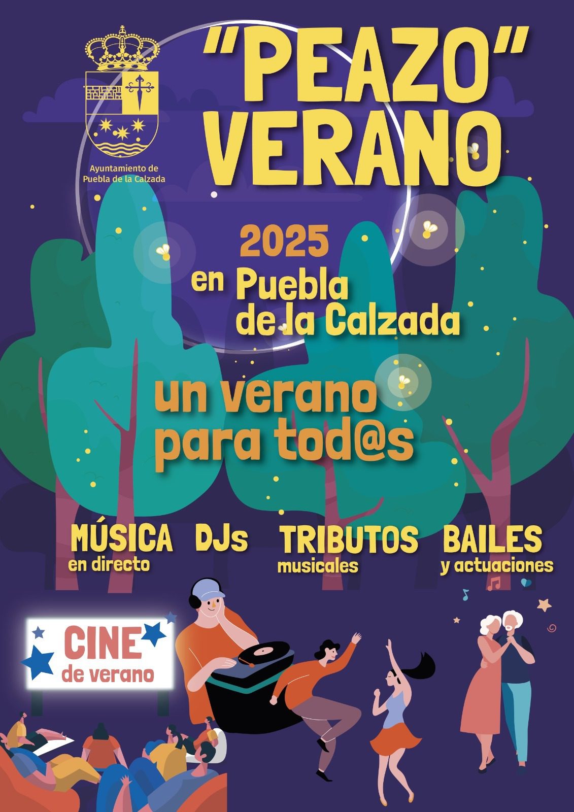 Puebla de la Calzada ha organizado su ‘Peazo Verano’
