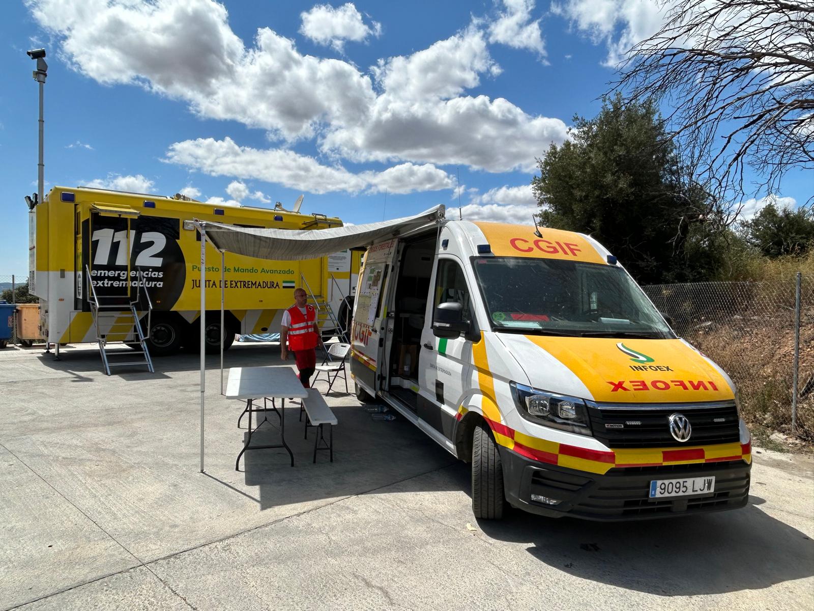 El Plan INFOEX ha intervenido en 76 incidentes en la semana que finaliza