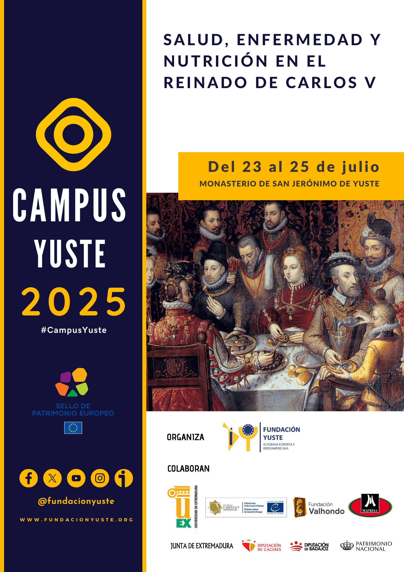 Campus Yuste clausura sus cursos de verano estudiando la salud y la enfermedad en la época de Carlos V