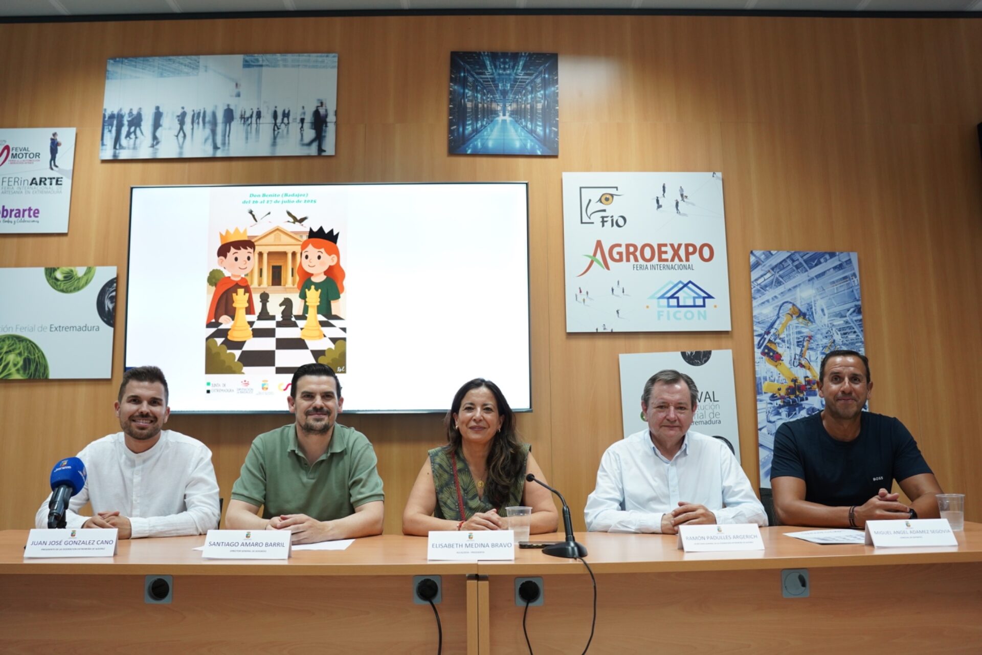 La Junta de Extremadura respalda el Campeonato de España de Ajedrez Rápido Sub-8 a Sub-18 que reúne a 300 jugadores en Don Benito