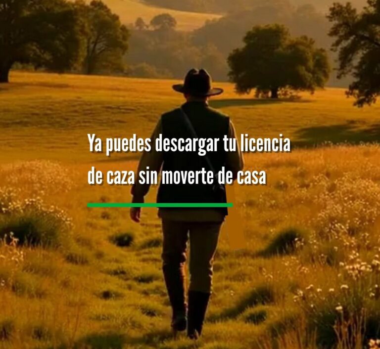Extremadura digitaliza la licencia de caza, gratuita, inmediata y al alcance de un clic