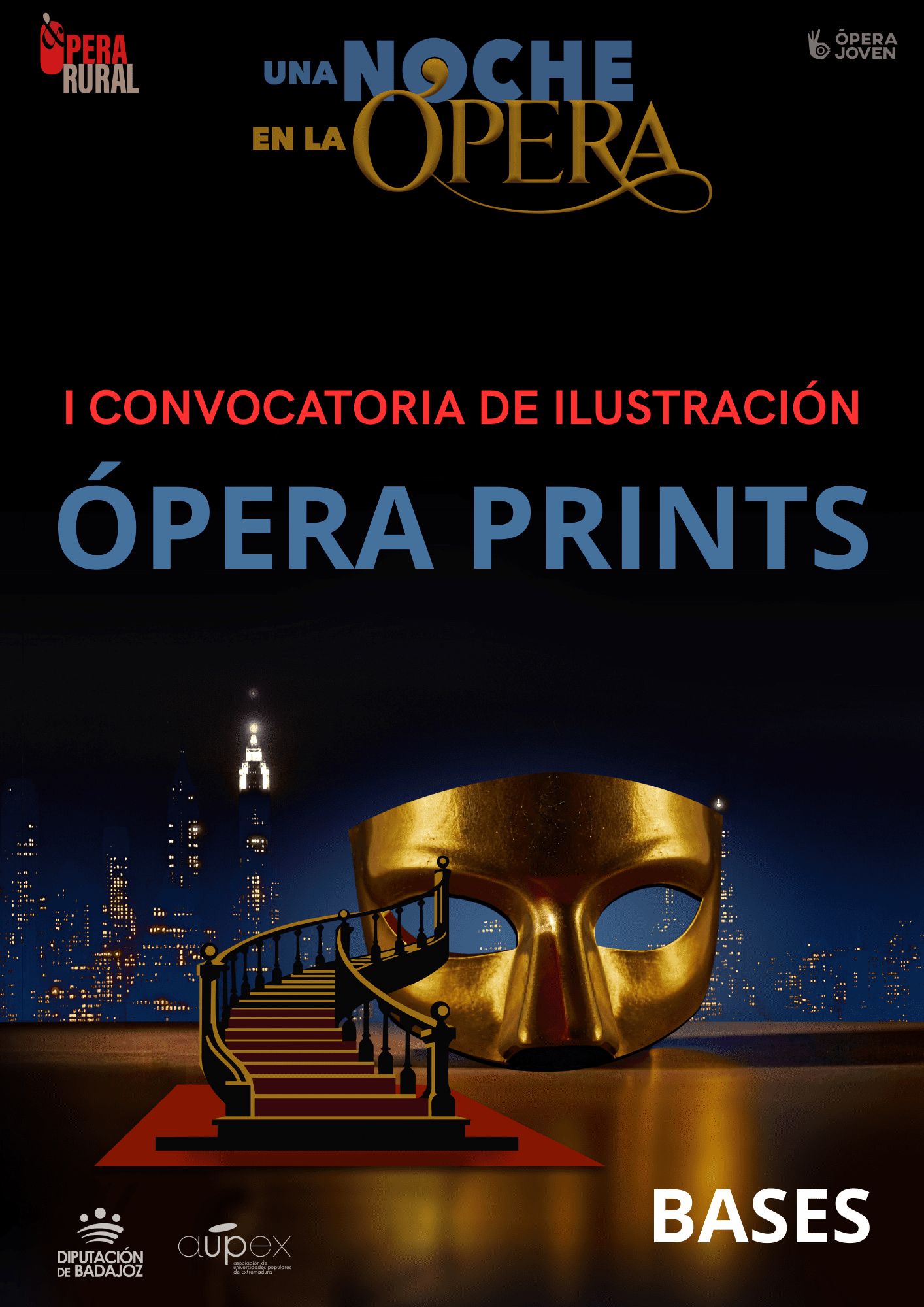 Abierta la primera convocatoria de Prints dentro de la Ópera Rural de AUPEX y la Diputación de Badajoz