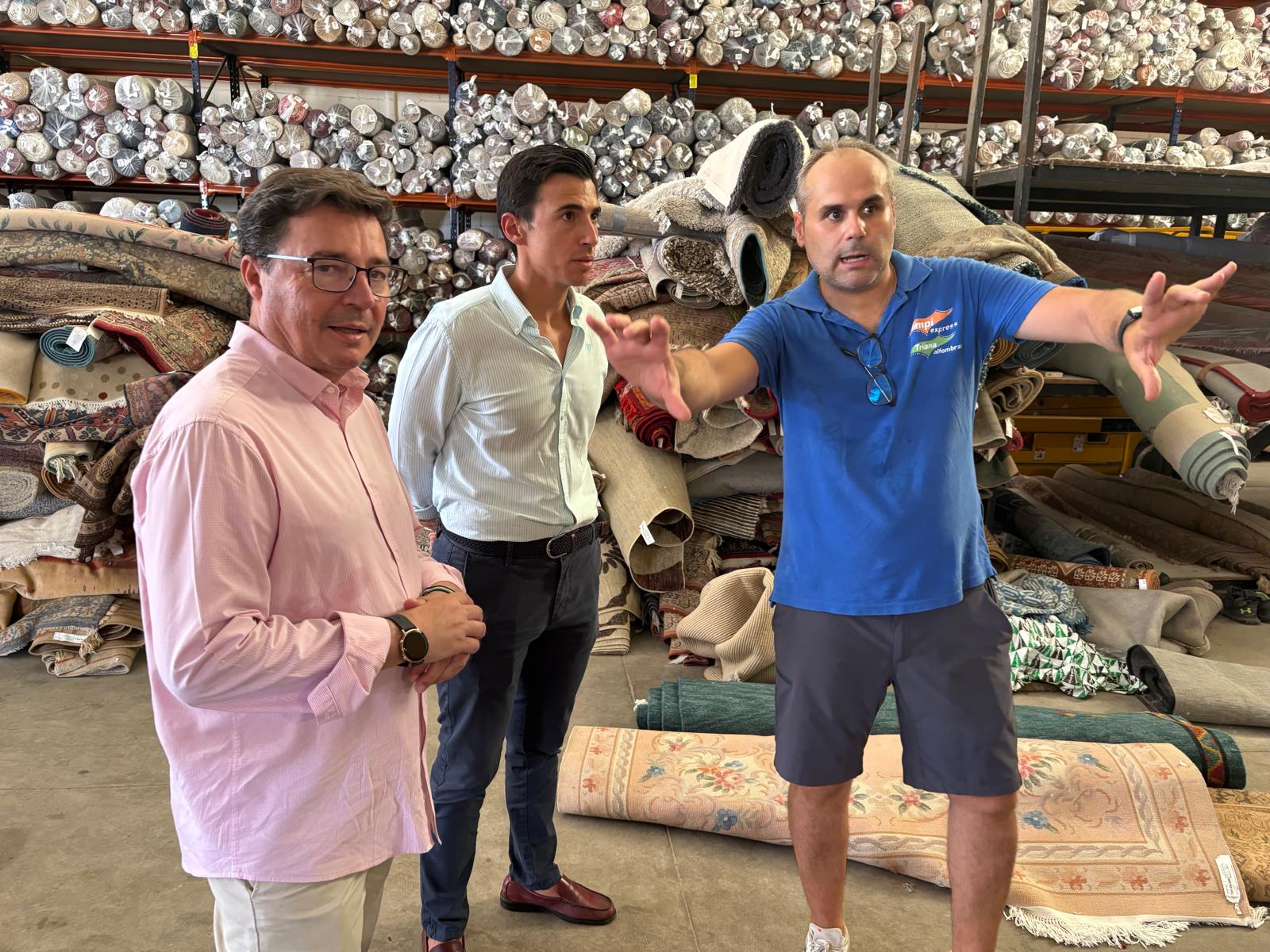 Guillermo Santamaría destaca el impulso del parque empresarial de Guadajira como motor de desarrollo rural
