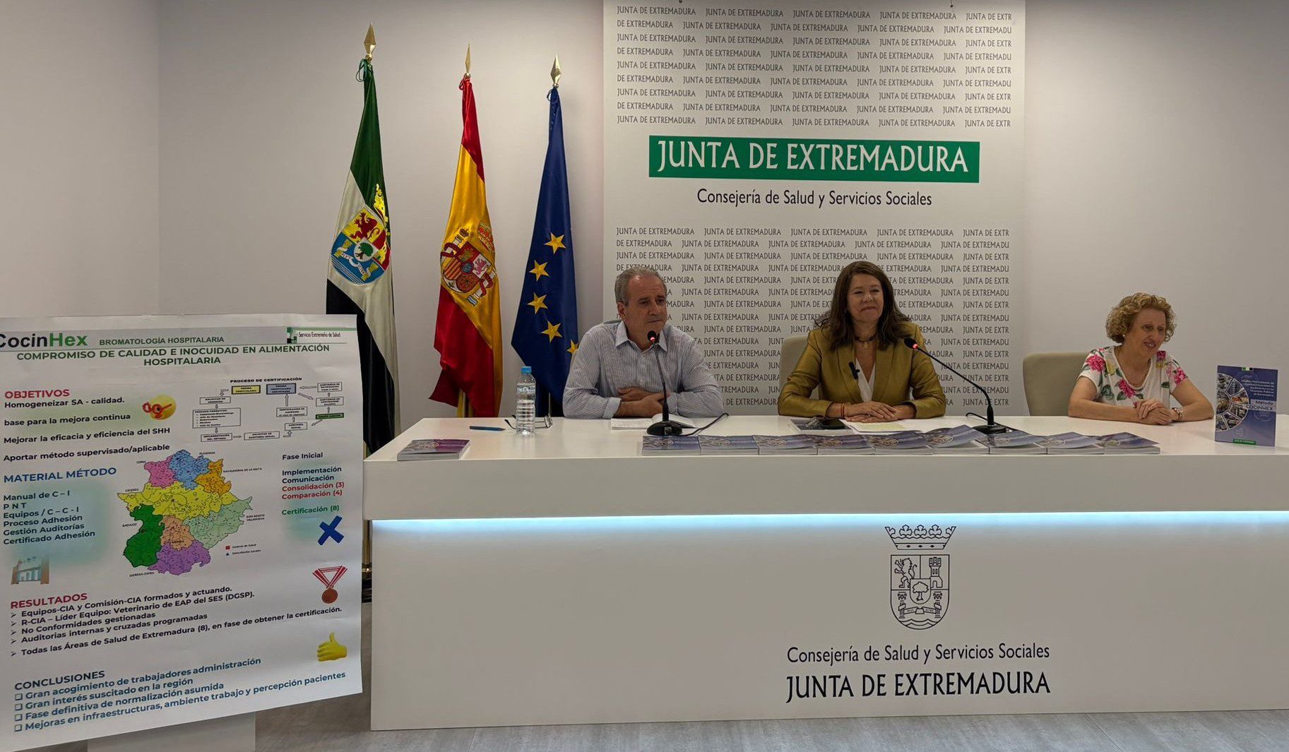 El SES presenta ‘Cocinhex’, un modelo normalizado de calidad e inocuidad en los hospitales públicos de Extremadura
