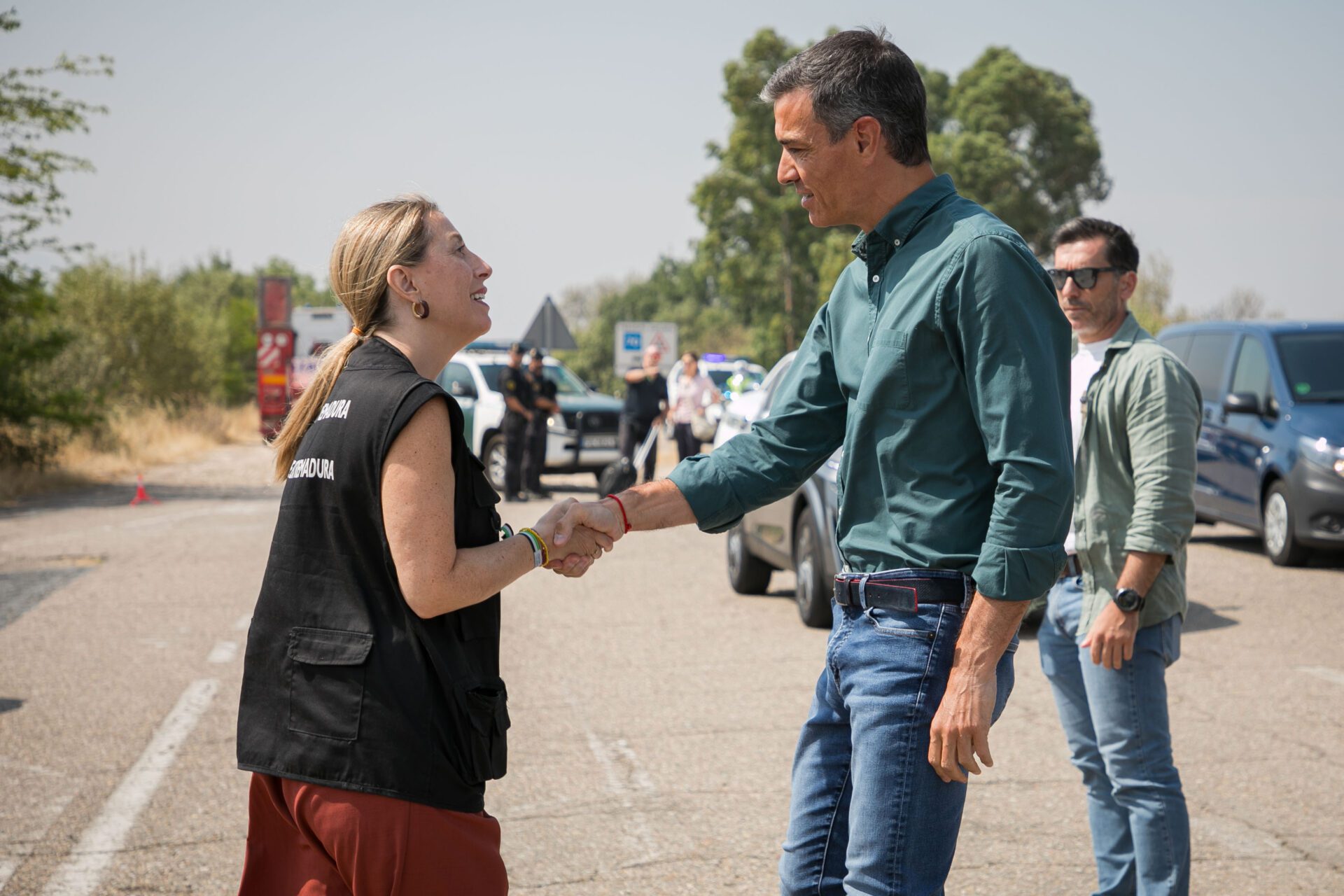 La presidenta de la Junta de Extremadura pide unidad, más flexibilidad normativa y más recursos en prevención para proteger el campo
