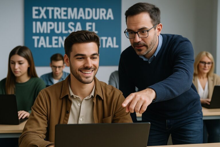 Extremadura impulsa la generación de talento digital con un programa pionero alineado con la Estrategia Europea Digital 2030