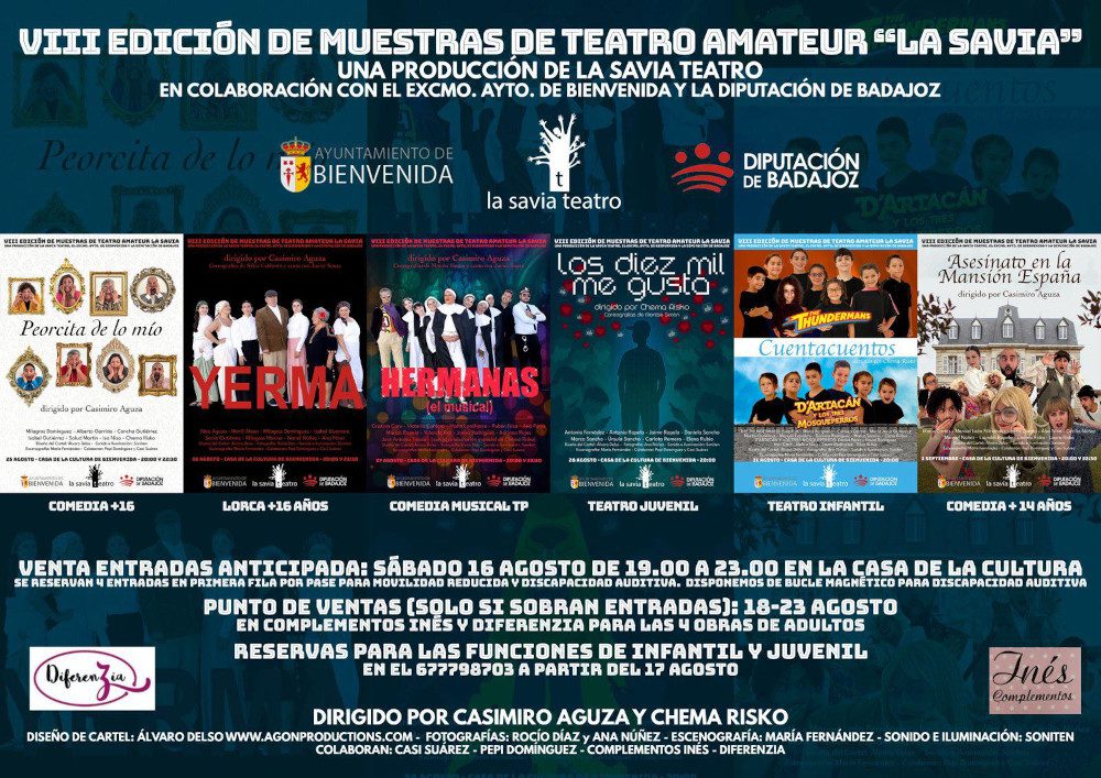 Los vecinos de Bienvenida se vuelcan en la VIII edición de la Muestra de Teatro Amateur