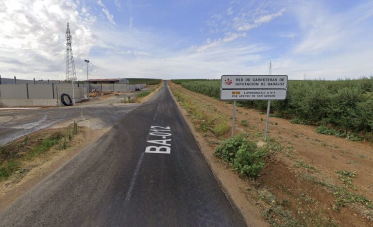 Aprobado el proyecto de acondicionamiento y mejora de la BA-012 entre Almendralejo y la N-V por Arroyo de San Serván