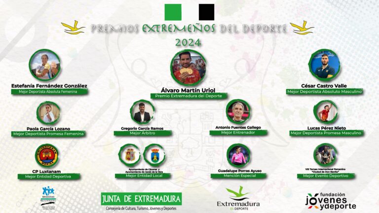 La Junta de Extremadura concede el Premio Extremadura del Deporte al atleta llerenense Álvaro Martín Uriol