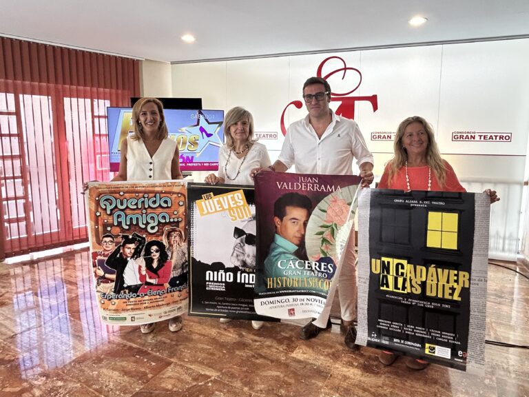 El Gran Teatro de Cáceres presenta una programación que combina talento extremeño y grandes citas internacionales