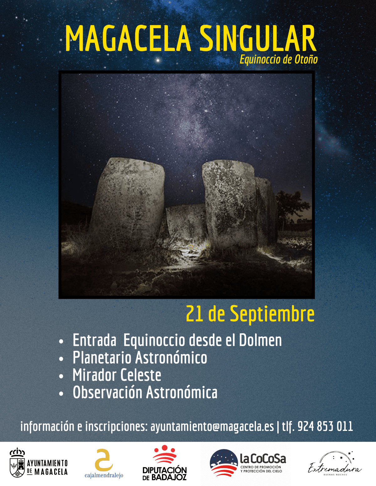 Magacela recibirá el otoño con un nuevo Mirador Celeste