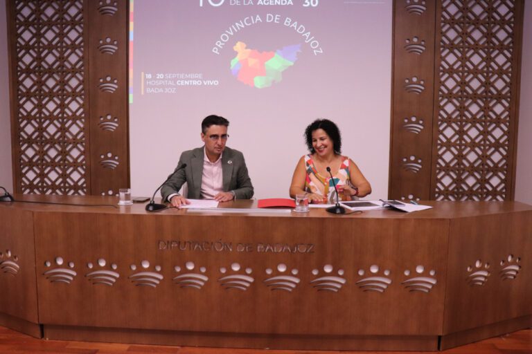 Colectivos representativos de distintos sectores y edades participarán en las actividades programadas por la Diputación de Badajoz en el X Aniversario de la Agenda 2030