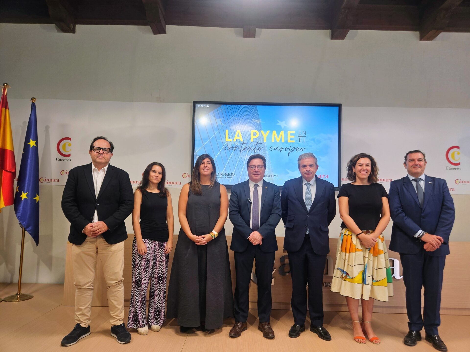 Santamaría destaca la apuesta de Extremadura por Europa como motor de crecimiento para las pymes