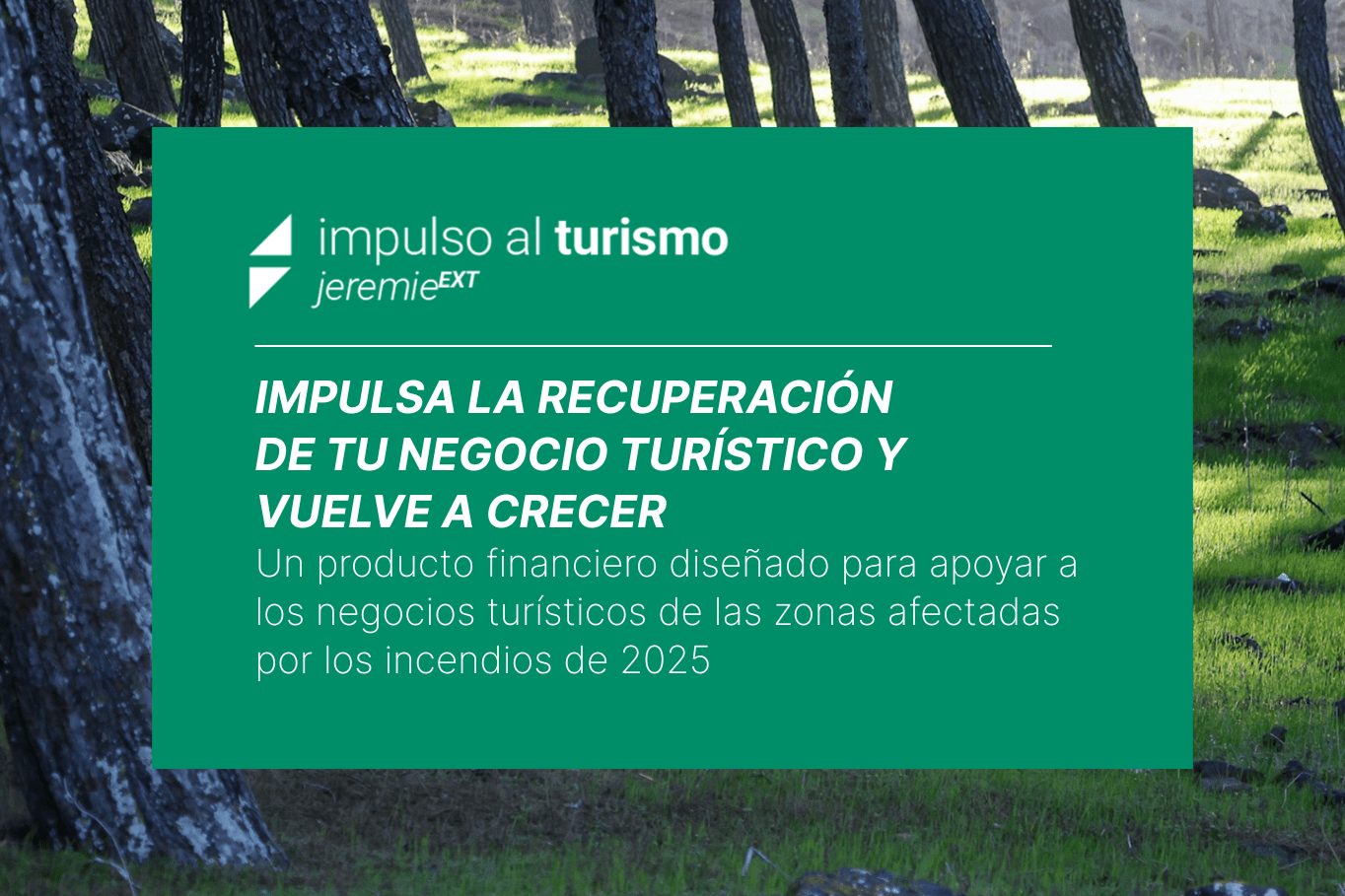 La Junta lanza una línea de microcréditos para empresas turísticas y de restauración afectadas por los incendios