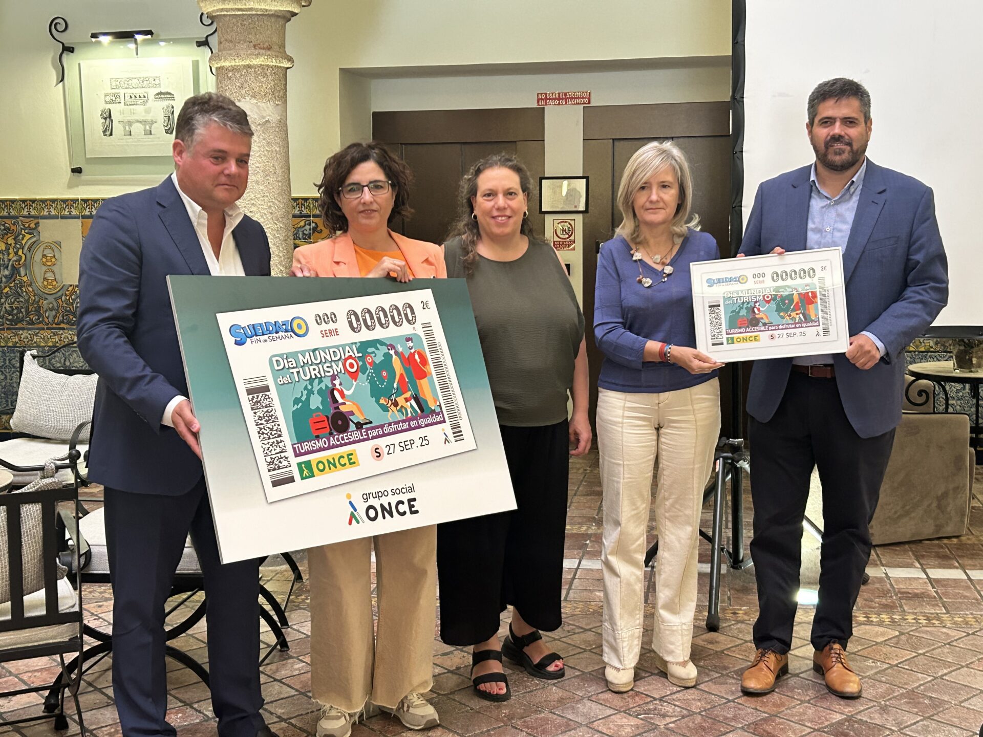 Victoria Bazaga reafirma el compromiso de la Junta de Extremadura con la inclusión y la accesibilidad en ámbitos como la cultura y el turismo