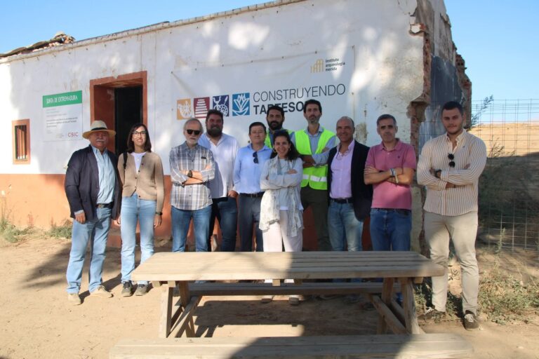 La Junta de Extremadura inicia la obra para construir la nueva cúpula del yacimiento del Turuñuelo por 6 millones de euros