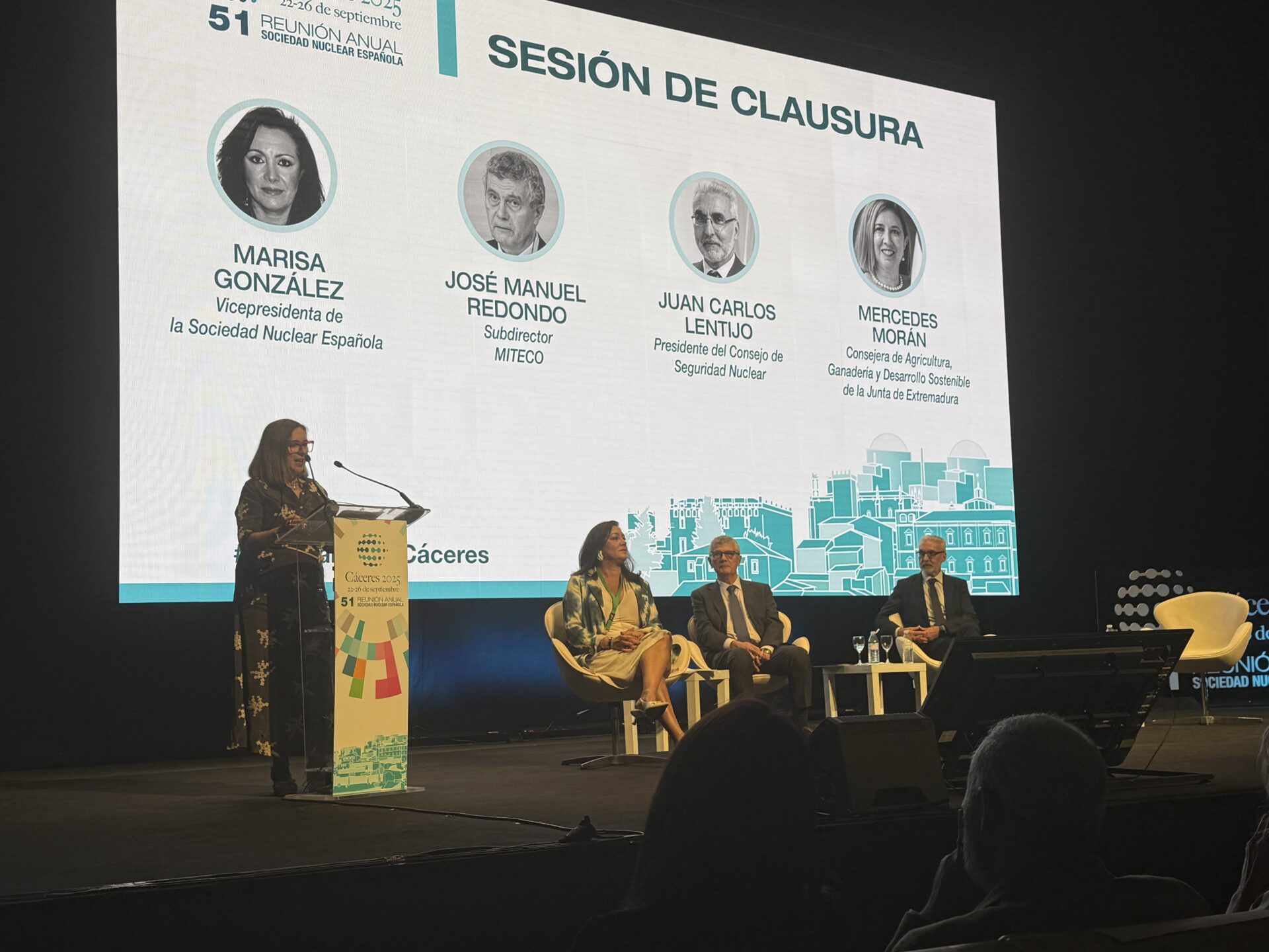 La Junta reafirma su defensa de la energía nuclear y del mantenimiento de la Central de Almaraz en la clausura de la reunión anual de la Sociedad Nuclear
