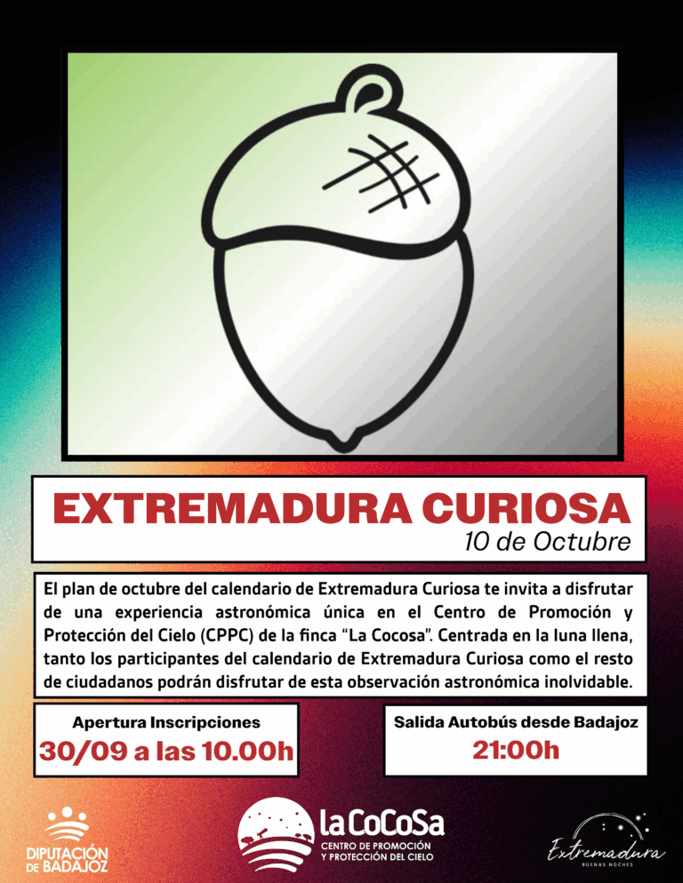 La Diputación de Badajoz impulsa, junto a Extremadura Curiosa, una observación astronómica para promocionar el cielo nocturno de la región