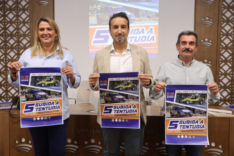 Presentado en la Diputación de Badajoz el V Rally Subida a Tentudía, cita puntuable para la Copa de España de Montaña
