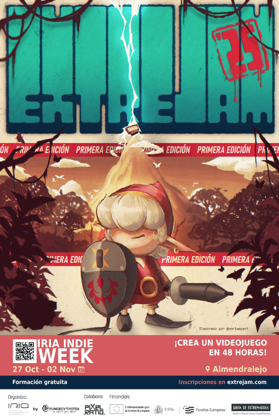 La Junta organiza la I edición de ‘IRIA Indie Week’ con formación especializada y una maratón para el desarrollo de videojuegos