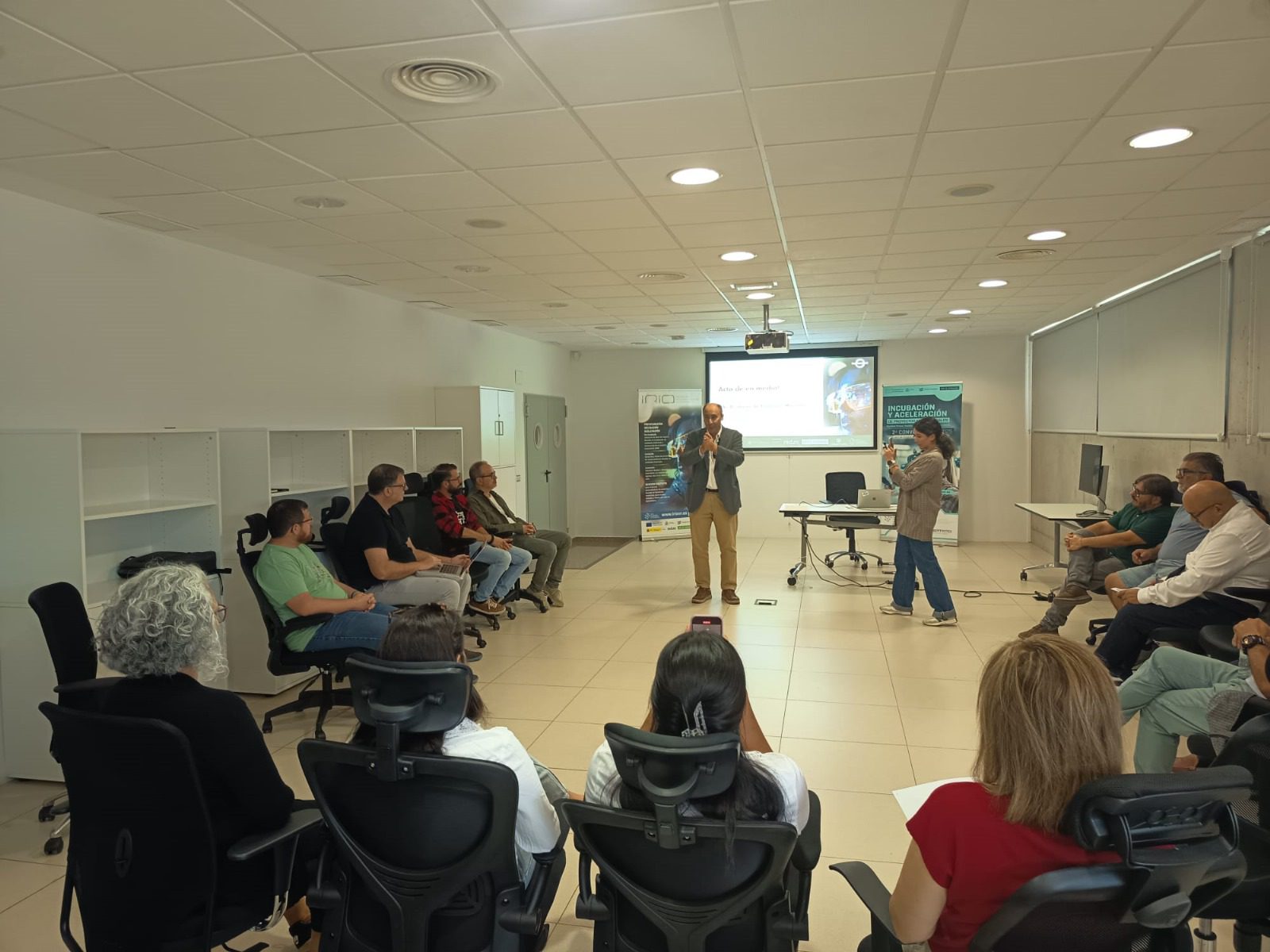 El secretario general de Ciencia destaca los primeros proyectos incubados en IRIA y anima a participar en la segunda convocatoria