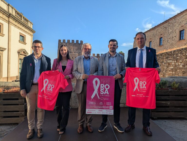 La Junta de Extremadura impulsa la Marcha Rosa de Cáceres con una previsión de participación de 6.000 personas el 19 de octubre