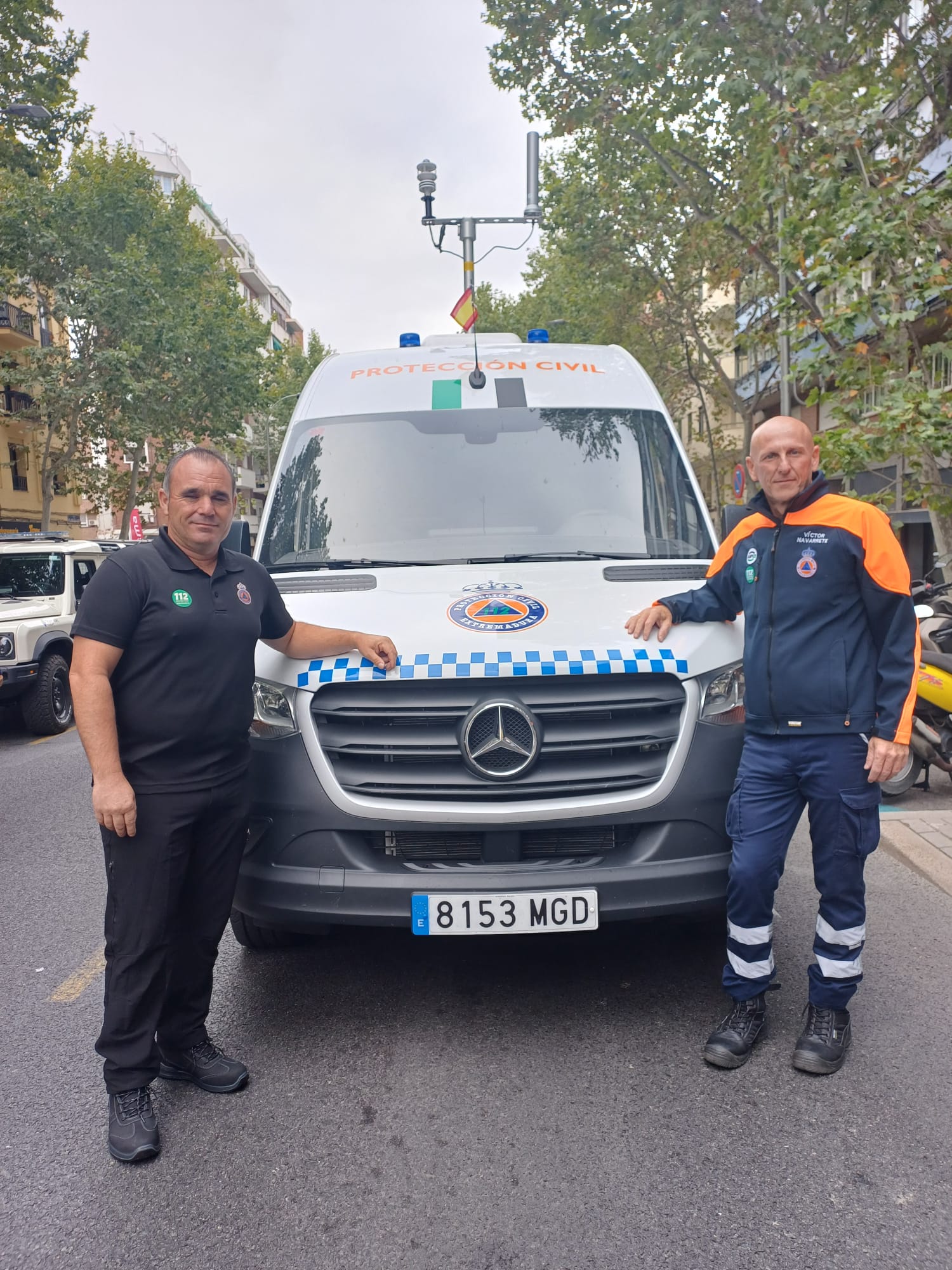 Protección Civil de Extremadura participa en el desfile militar del Día de la Hispanidad, en Madrid