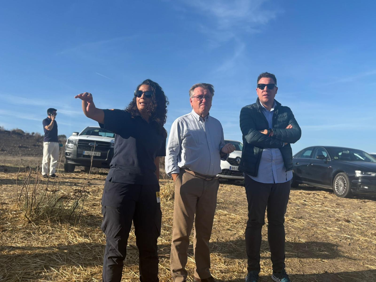 La Junta refuerza las medidas de emergencia para garantizar el abastecimiento de las zonas afectadas por el incendio de Jarilla