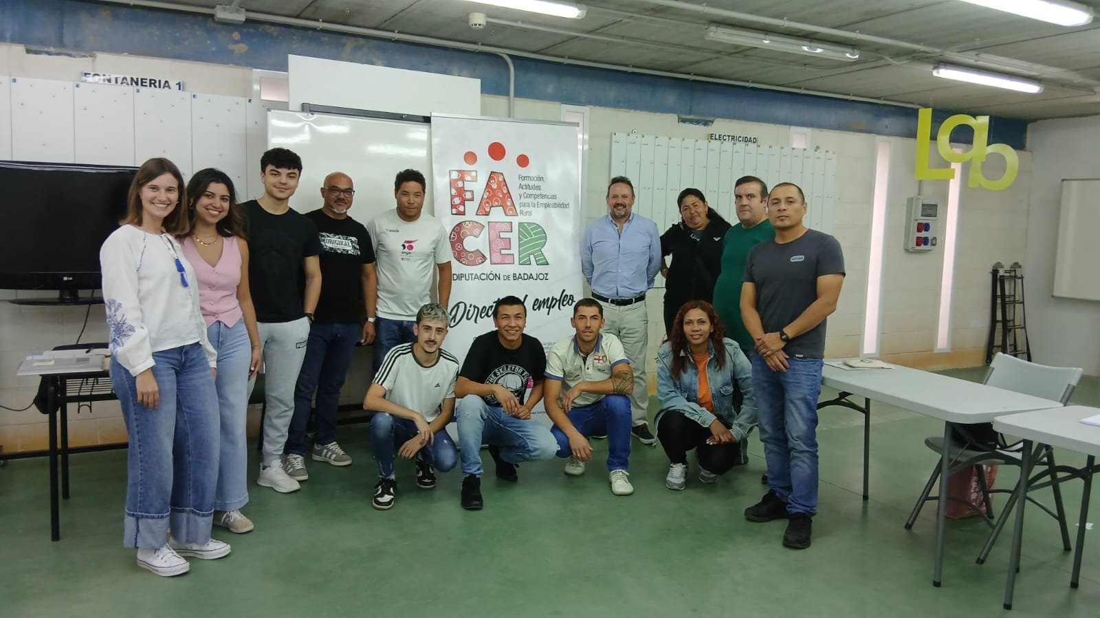 El Proyecto FACER de la Diputación de Badajoz continúa su despliegue en Los Santos de Maimona con una nueva acción formativa