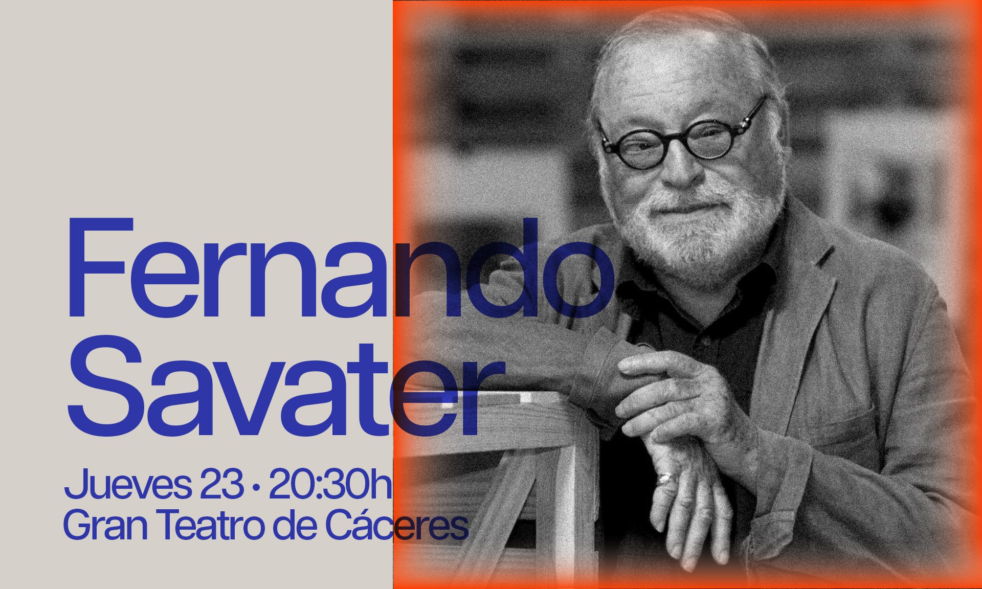 Fernando Savater protagoniza la segunda jornada de la Bienal Vargas Llosa, que incluye poesía performativa en el Helga de Alvear