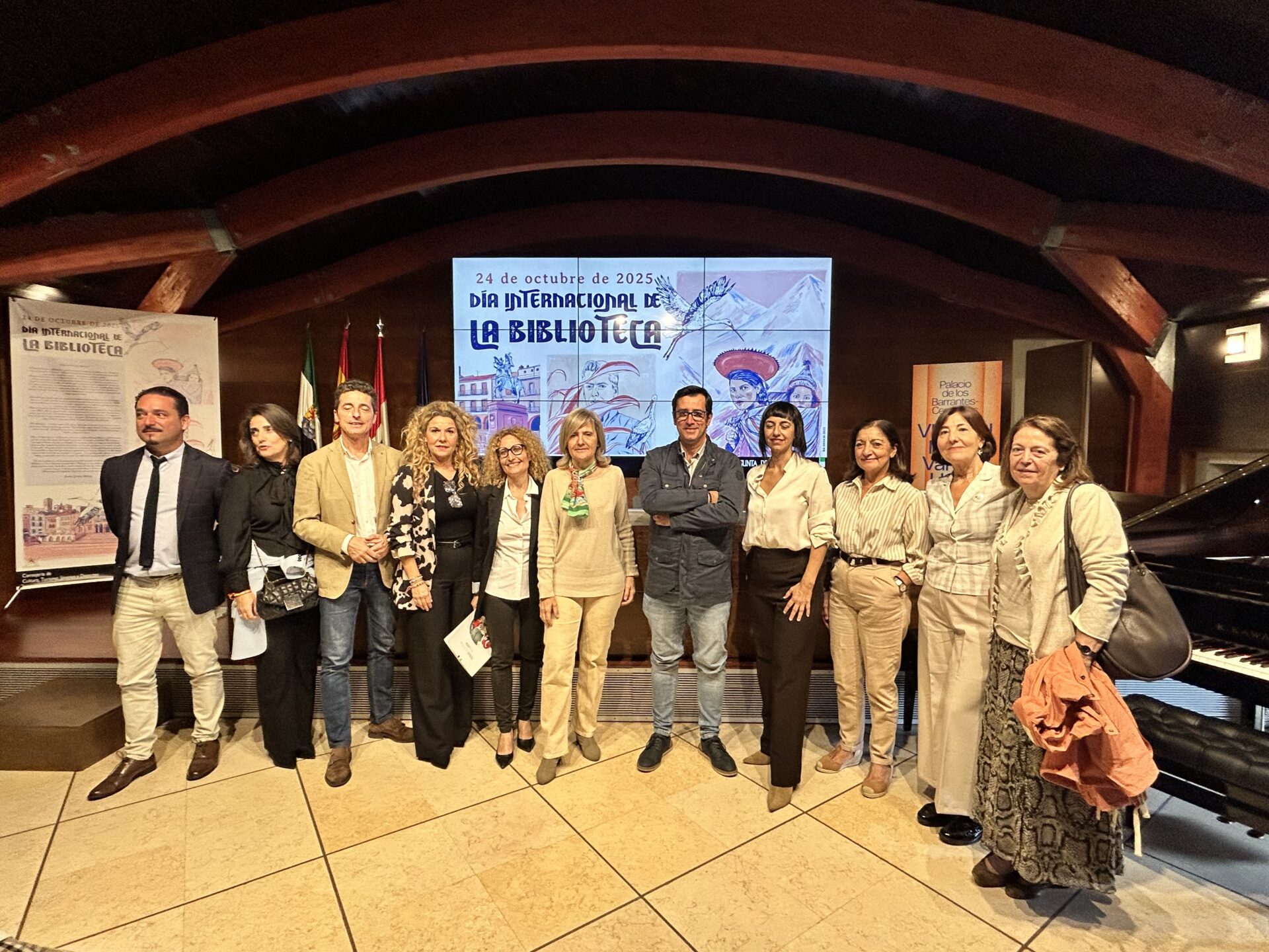 Extremadura celebra en Trujillo el Día de las Bibliotecas con talleres infantiles y lectura de fragmentos de libros de Mario Vargas Llosa