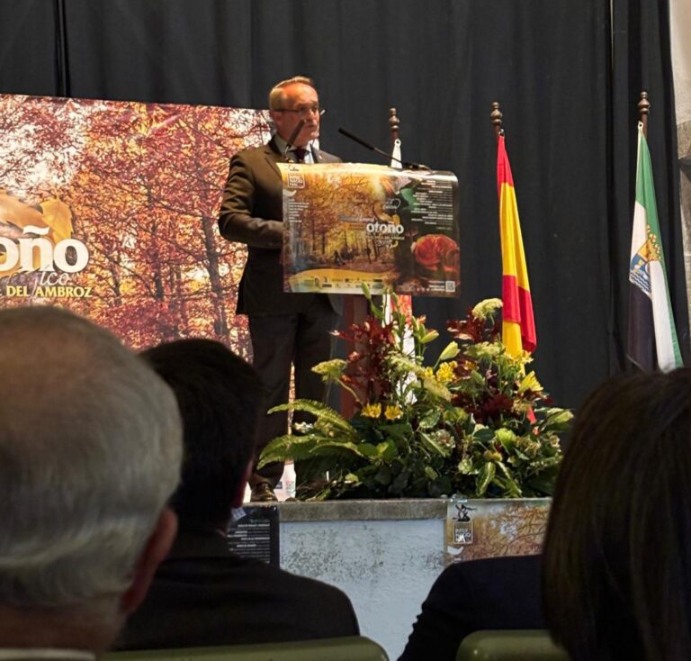 La Junta muestra su apoyo al Otoño Mágico del Valle del Ambroz y destaca las ayudas implementadas tras los incendios en la zona