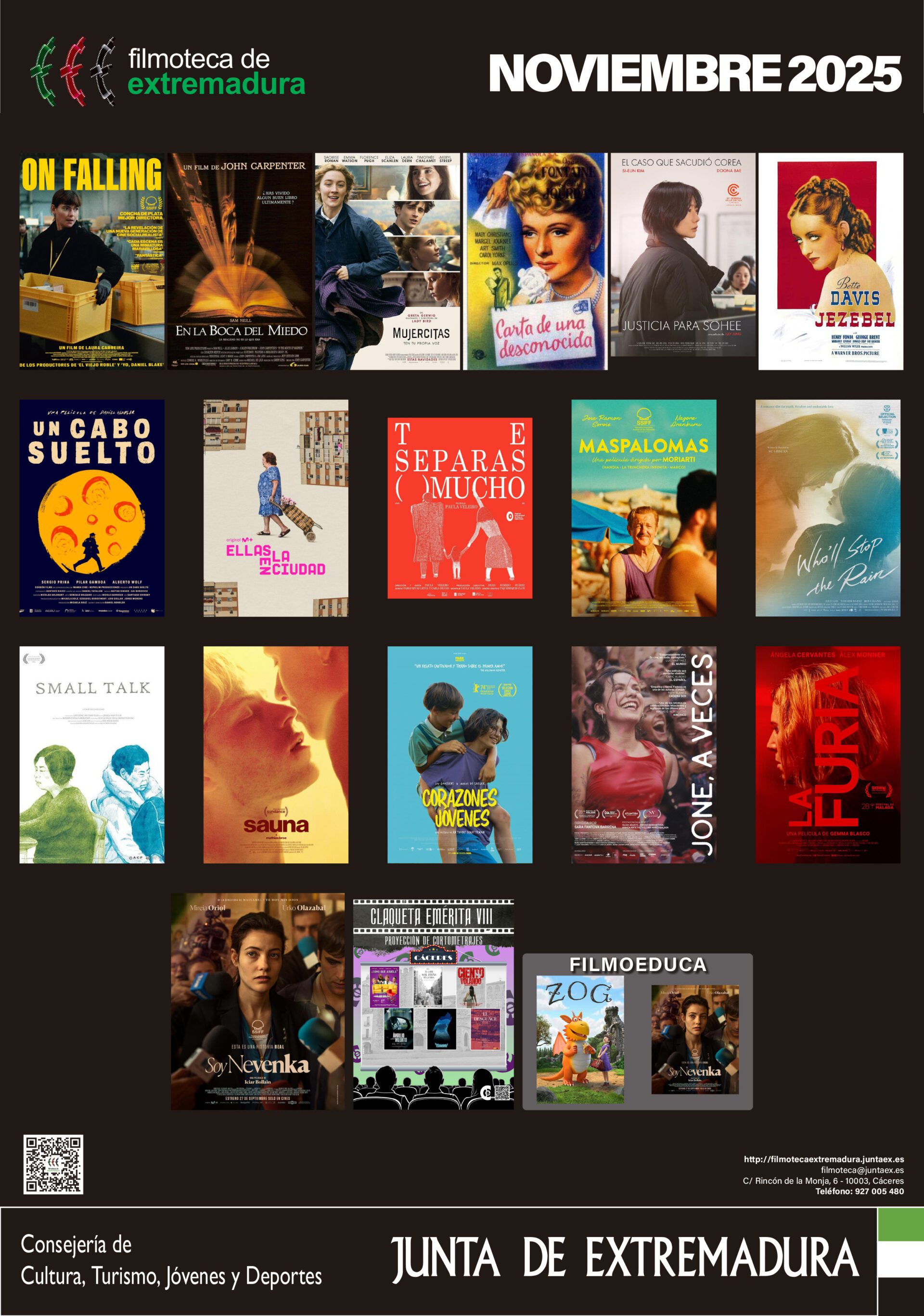 La Filmoteca de Extremadura dedica noviembre al cine que defiende los derechos LGTBI y denuncia la violencia contra las mujeres