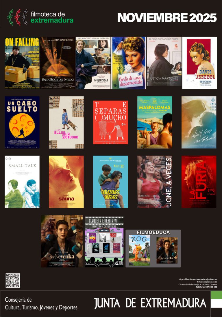 La Filmoteca de Extremadura dedica noviembre al cine que defiende los derechos LGTBI y denuncia la violencia contra las mujeres
