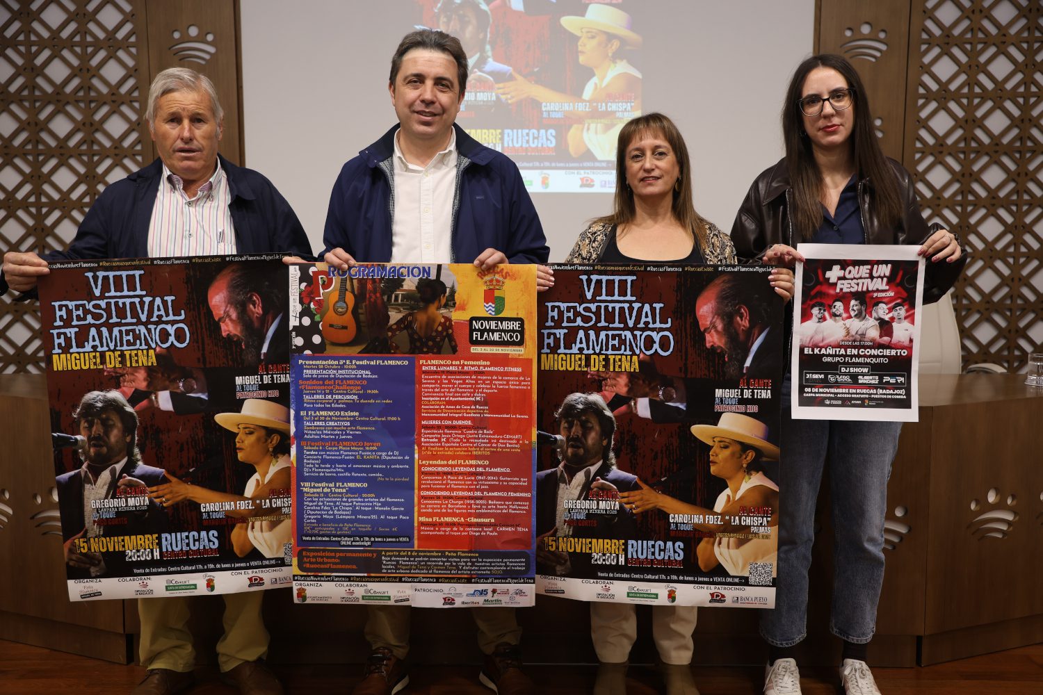 La Diputación destaca el Festival Flamenco de Ruecas como ejemplo de dinamización cultural en el medio rural