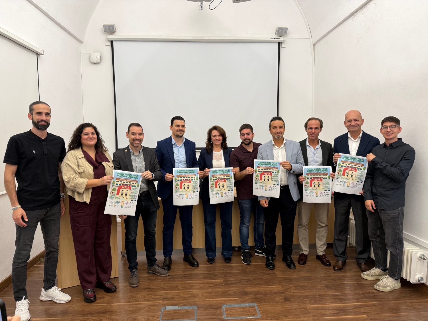 La Diputación de Badajoz colabora con los estudiantes de la UEx en su II Carrera Solidaria