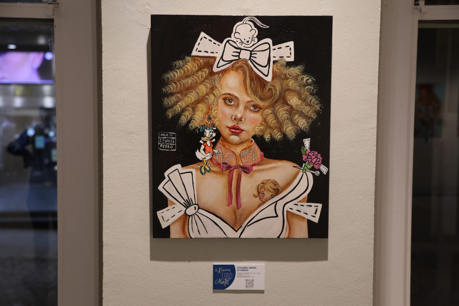 El universo pictórico de Ana H. San Pedro y su positividad ya disponibles en la Sala Vaquero Poblador