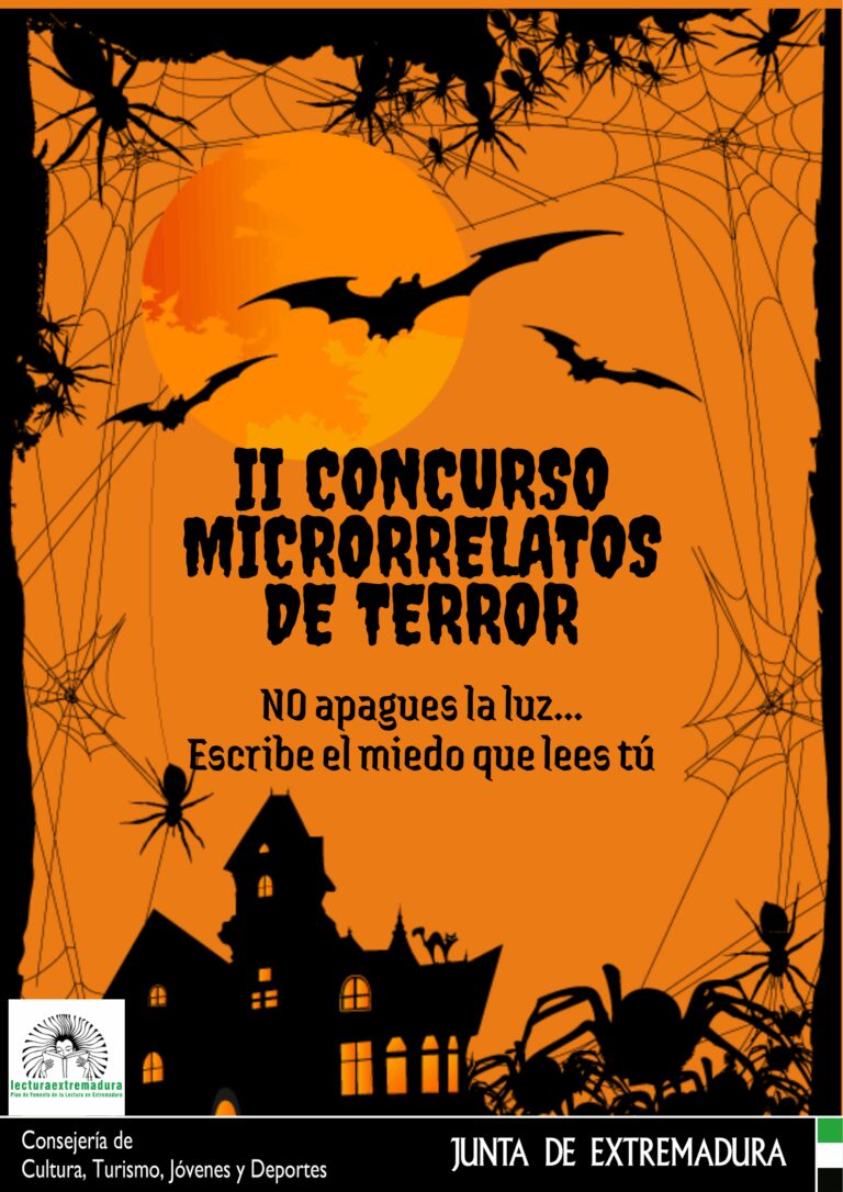 El Plan de Fomento de la Lectura de la Junta de Extremadura convoca el II Concurso de Microrrelatos de terror
