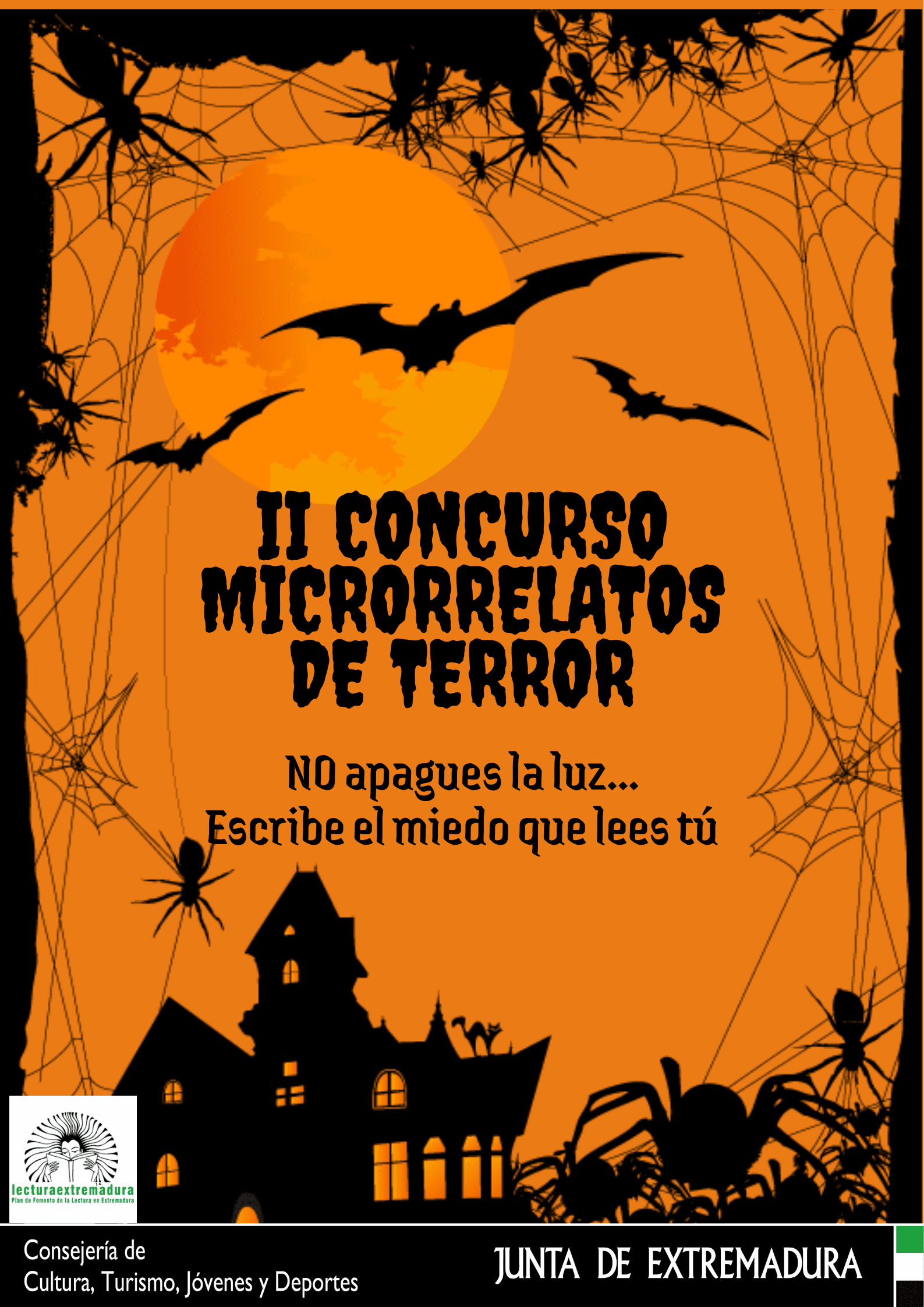 El Plan de Fomento de la Lectura de la Junta de Extremadura convoca el II Concurso de Microrrelatos de terror
