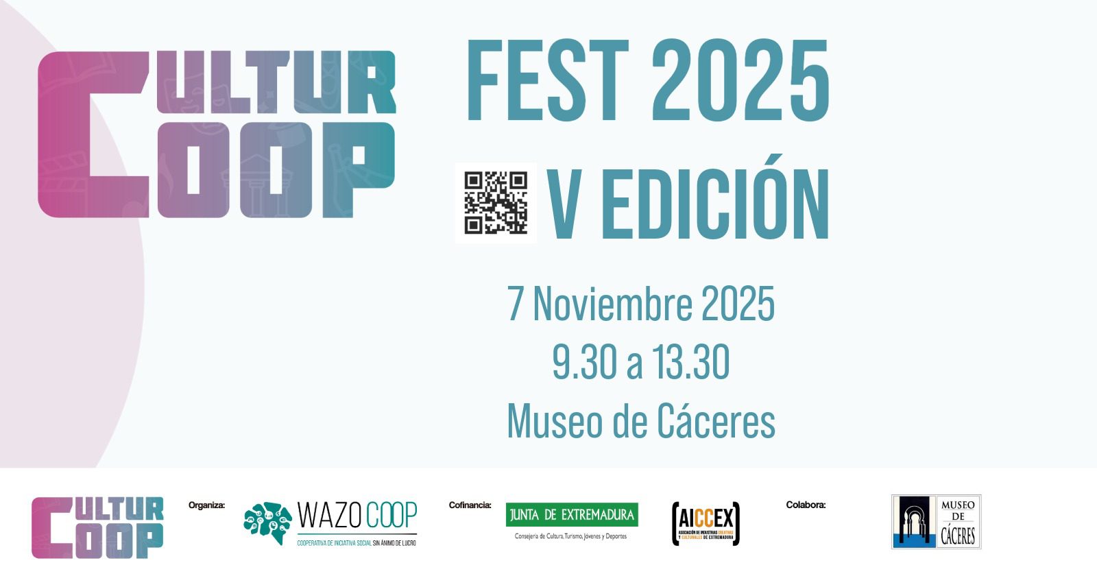El Museo de Cáceres acoge el Cultur Coop Fest 2025, encuentro final del proyecto que impulsa la cooperación cultural en Extremadura
