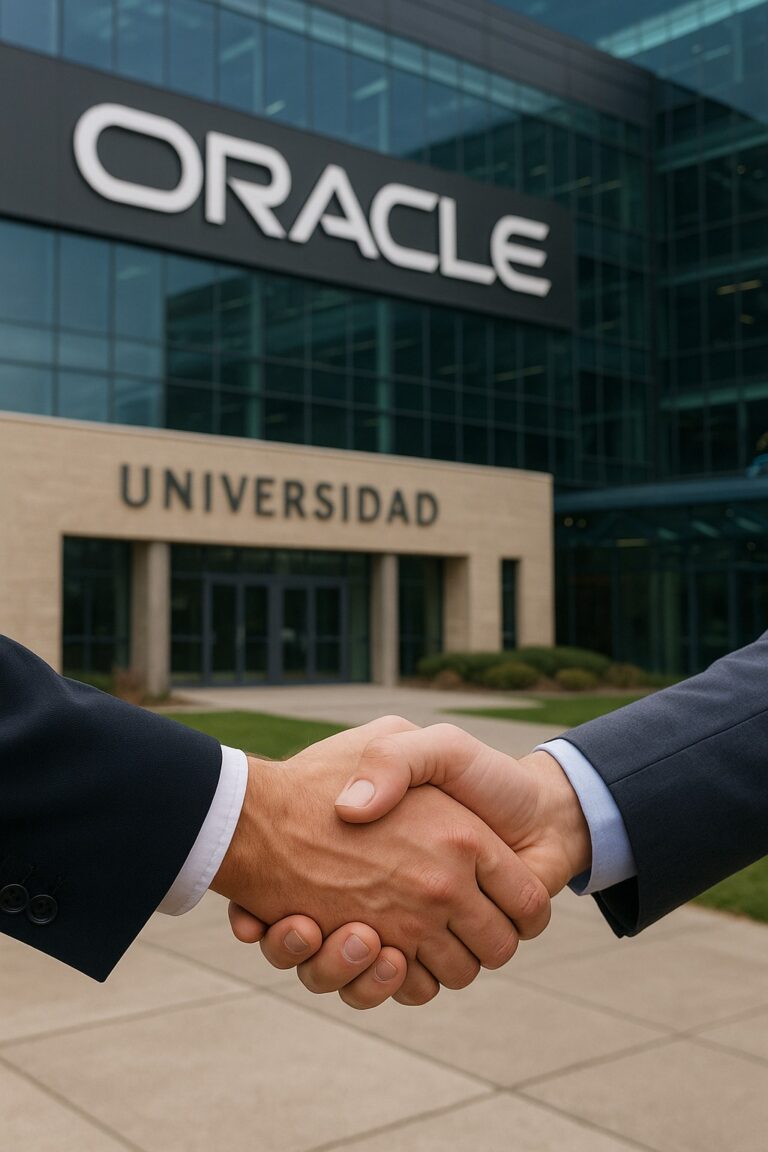 La Junta destaca el acuerdo entre la Universidad y Oracle para reforzar el talento digital y la innovación tecnológica en la región