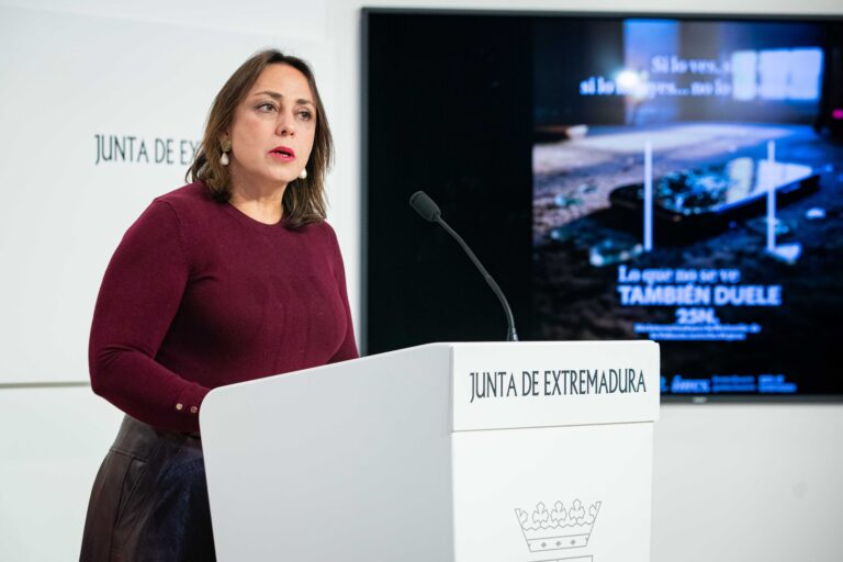 La Junta de Extremadura desarrolla una campaña para conmemorar el 25-N, Día Internacional para la Eliminación de la Violencia contra las Mujeres
