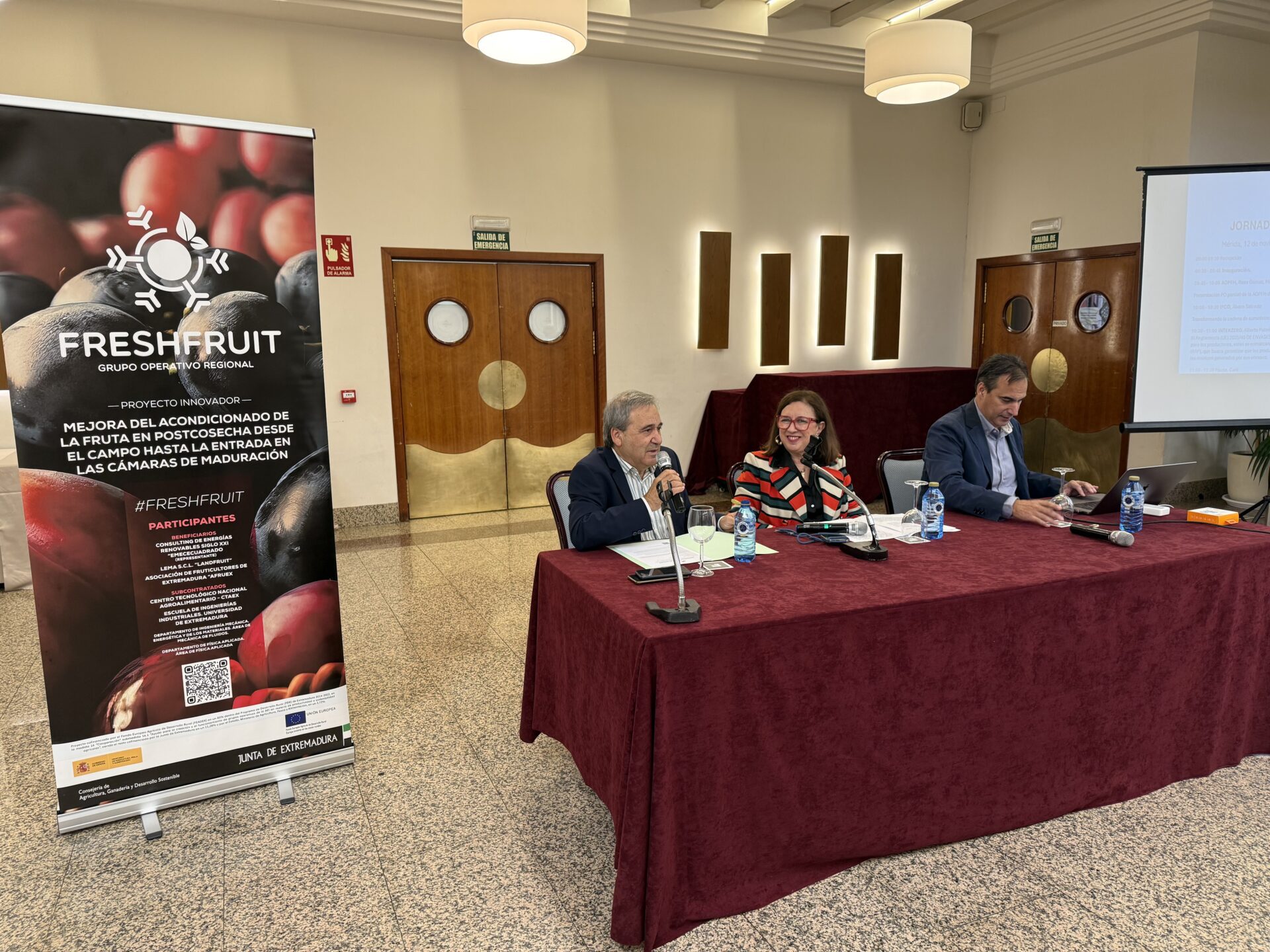 Mercedes Morán alaba la capacidad del sector hortofrutícola de innovar y adaptarse a los mercados en las jornadas técnicas de Afruex