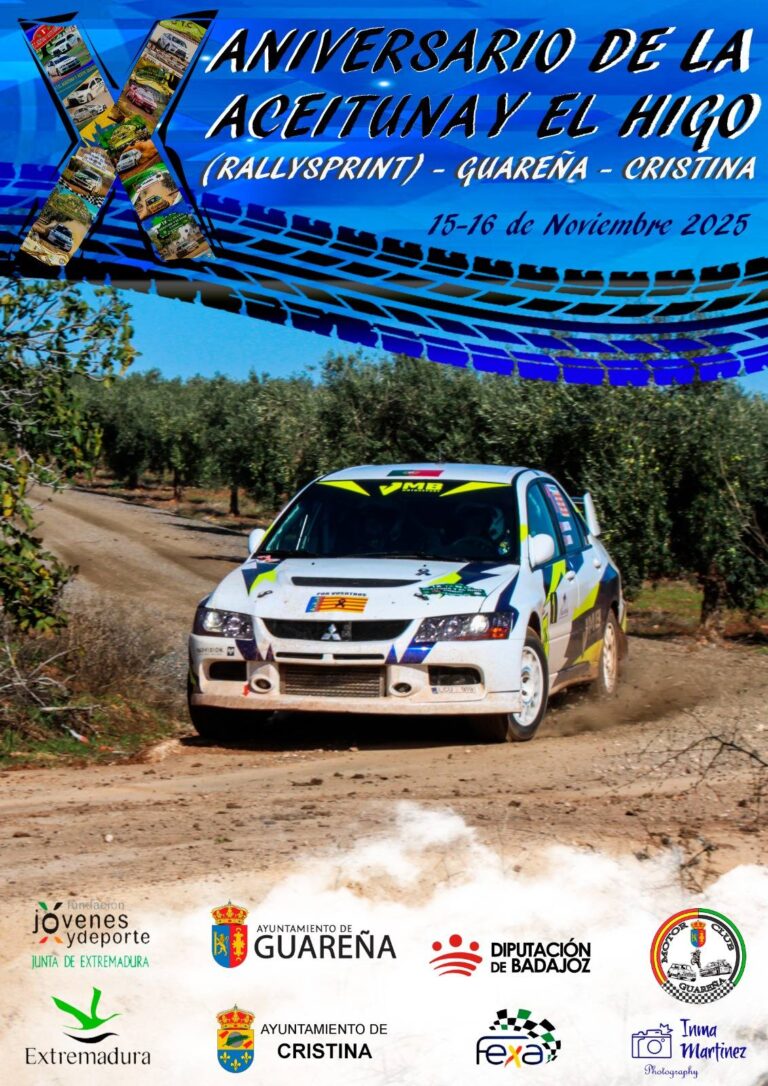 Los diez años del Rally de la Aceituna y el Higo le llevan a convertirse en un sprint de dos etapas