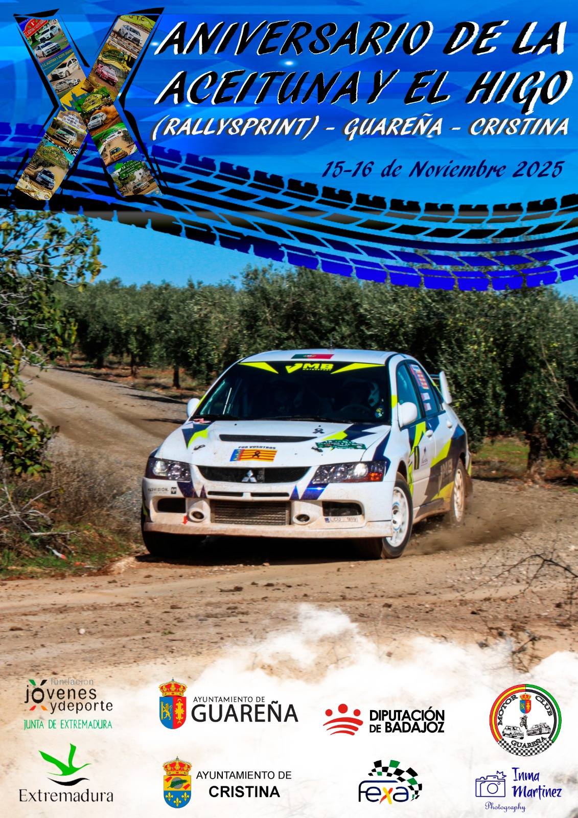 Los diez años del Rally de la Aceituna y el Higo le llevan a convertirse en un sprint de dos etapas