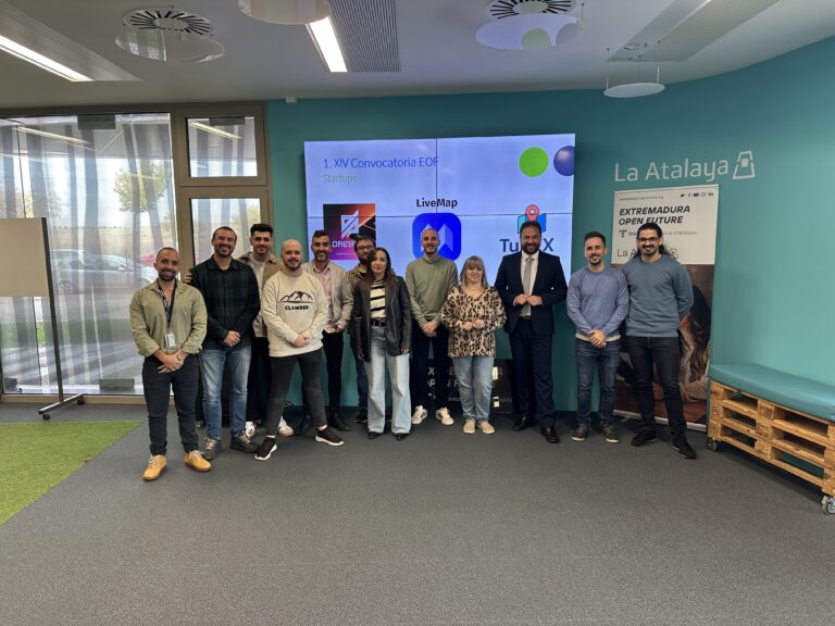 Tres startups extremeñas inician su camino hacia la innovación con Extremadura Open Future