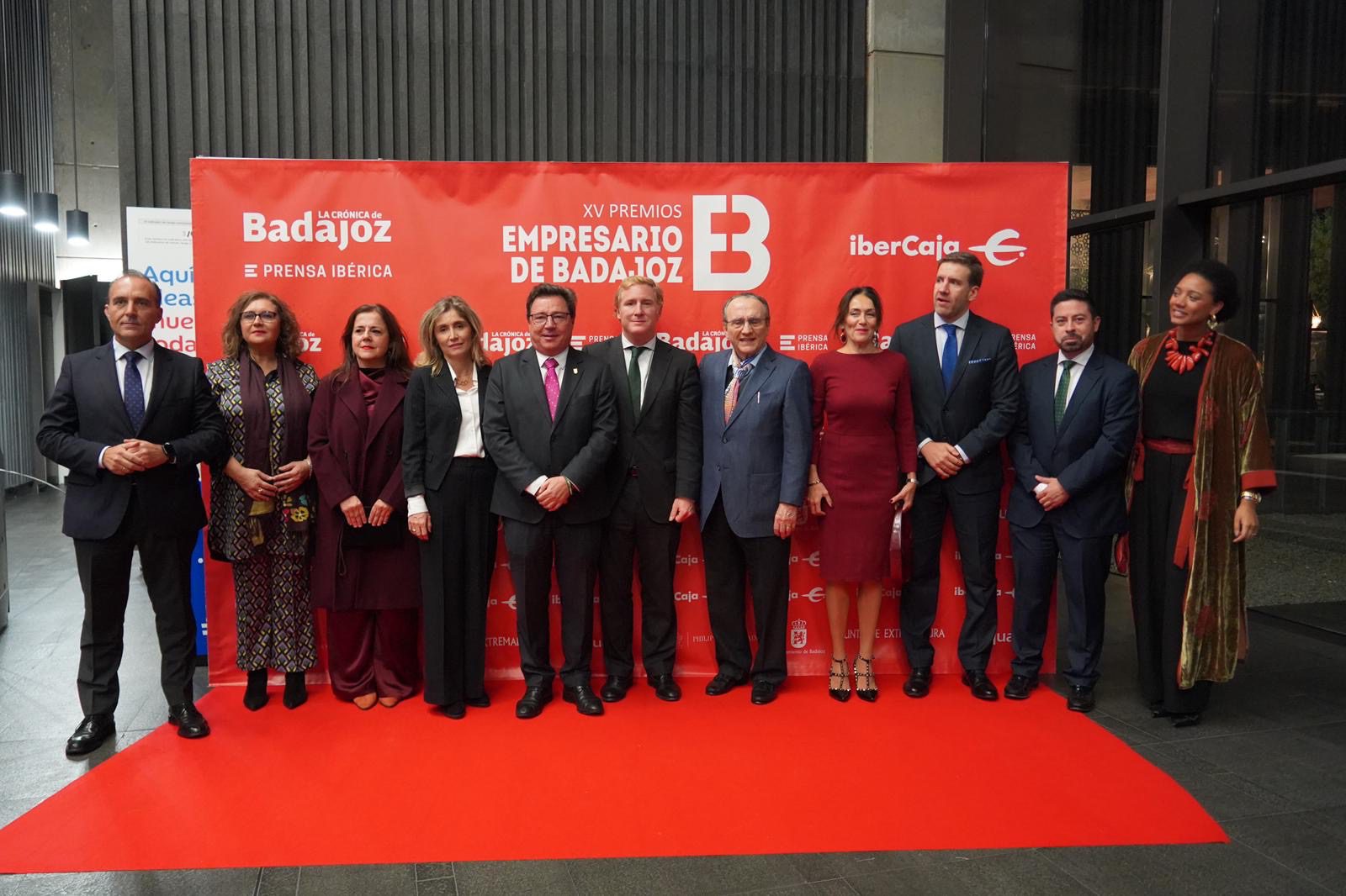 Santamaría destaca el impulso emprendedor extremeño en la XV edición de los Premios Empresario de Badajoz