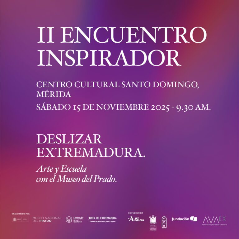 Mérida acoge este fin de semana el II Encuentro Inspirador del programa Deslizar Extremadura, con la colaboración del Museo Nacional del Prado