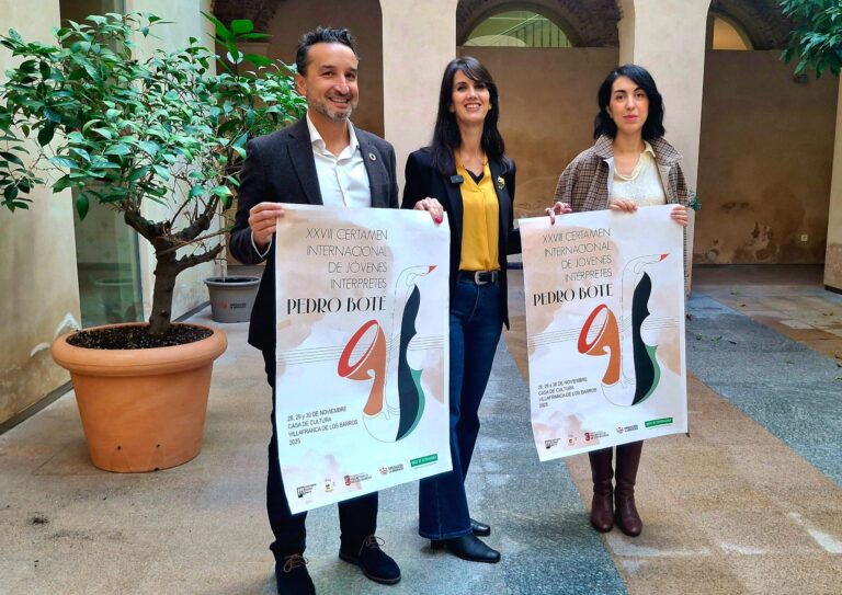 La Junta respalda el Certamen Internacional de Jóvenes Intérpretes ‘Pedro Bote’ en el que participan 25 formaciones en esta edición